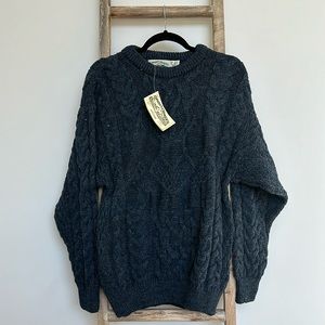 Aran Crafts 100% Wool Irish Sweater